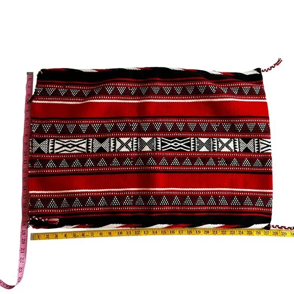 Set 2 Southwestern Aztec Wool ? Indian Blanket Throw Pillow Sham Cover 27x18